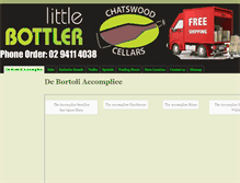 Tablet Screenshot of chatswoodcellars.com